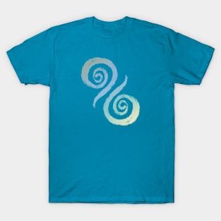 Zen Gradient Swirl Pattern T-Shirt